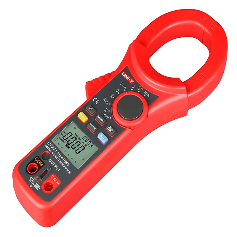 UNI-T UT221 AC DC 2000A цифровой клещи True RMS Амперметр резистор Частота Диод тест фильтр низких частот пусковой ток
