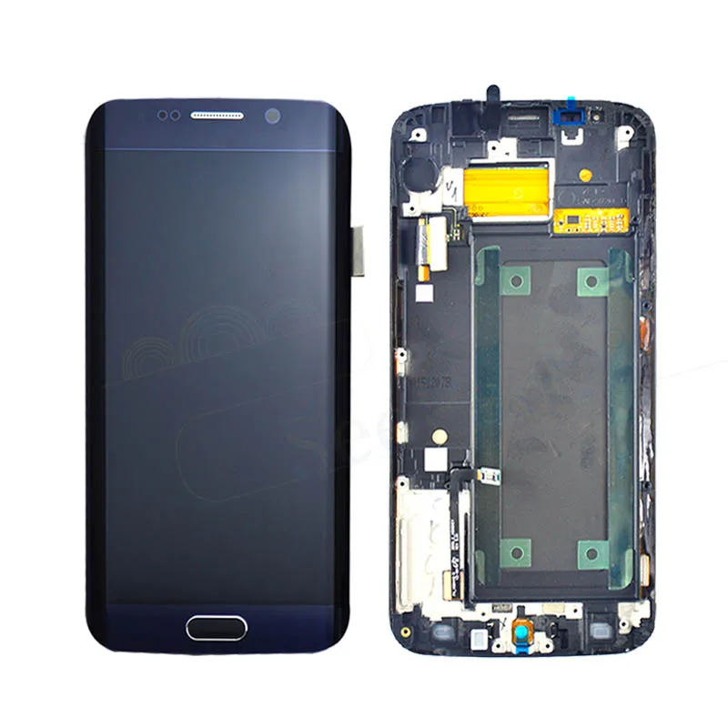 5.1для samsung Galaxy S6 Edge lcd G925 G925F SM-G925F дисплей с сенсорным экраном дигитайзер в сборе с рамкой для samsung S6 Edge lcd