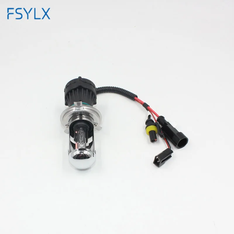 FSYLX 55 W H4 HID ксеноновые лампы HID Ксеноновые фары автомобиля h4 ксеноновые фары лампы 10000 k Авто Ксеноновые фары для автомобиля лампы