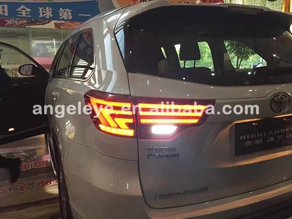 Для Toyota Kluger Highlander светодиодный задний фонарь- год WH красного цвета