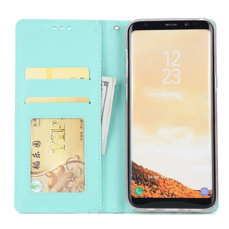 Роскошный кожаный чехол с откидывающейся крышкой для Samsung Galaxy S8 S8 плюс S7 edge Note 8 автомобильный чехол для телефона Магнитная задняя крышка чехол со слотами для карт Обложка кошелька