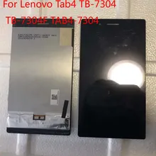 Протестированный для lenovo Tab4 Tab 4 7 эфирный TB-7304 TB-7304F TAB4-7304 7304X ЖК-дисплей кодирующий преобразователь сенсорного экрана в сборе