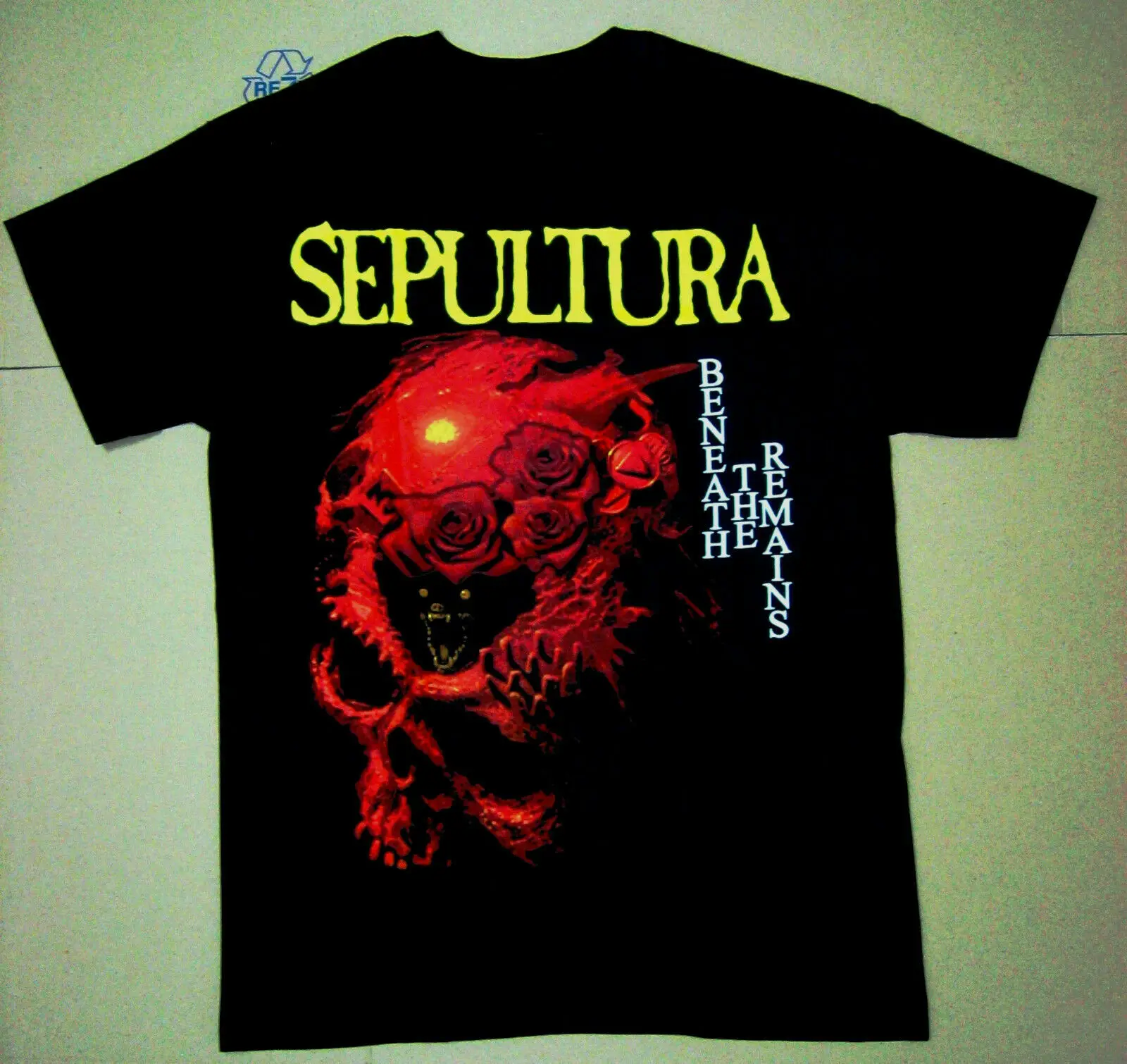 SEPULTURA/черная футболка с надписью «SOULFLY» из металла