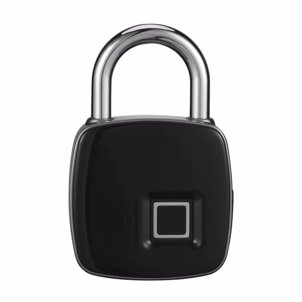 Сканер отпечатков пальцев Smart считыватель отпечатков пальцев замок IP66 Водонепроницаемый Пылезащитная конструкция без ключа Анти-кражи чемодан с висячим замком дверной замок