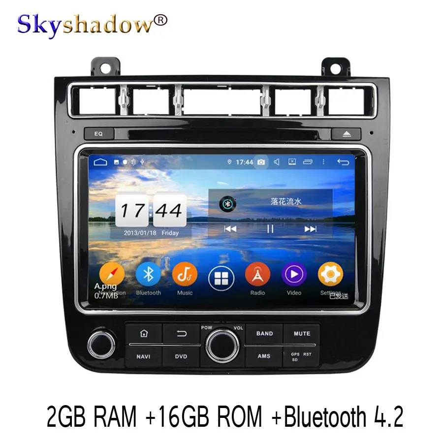 2DIN HD Android 9,0 Восьмиядерный 64 Гб rom для VW TOUAREG 2010- автомобильный dvd-плеер Wifi RDS радио gps карта тв DVR камера OBD2 - Цвет: 2-16  with CANBUS