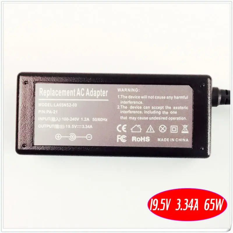 Для Dell 310-9249 330-0395 ADP-65AH B DA65NS4-00 HR763 LA65NS2-00 зарядное устройство для ноутбука/адаптер переменного тока 19,5 в 3.34A 65 Вт