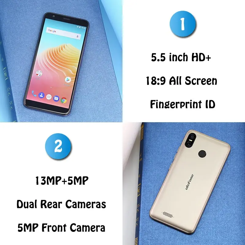 Ulefone S9 Pro 5 &quot18:9 мобильный телефон Android 8 1 MTK6739 четырехъядерный 2 ГБ + 16 Гб 13 МП Мп