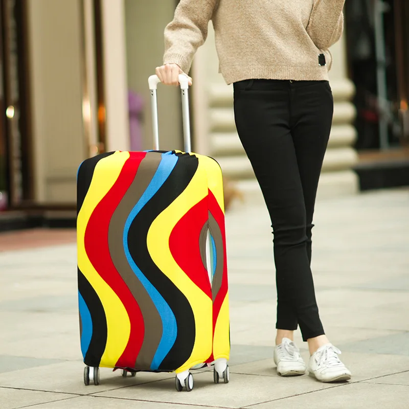 CelleCool High Qualit Luggage Cover Fashion Travel elasticity Dust cover Travel Luggage Protective Suitcase cover Trolley case - Image 5
