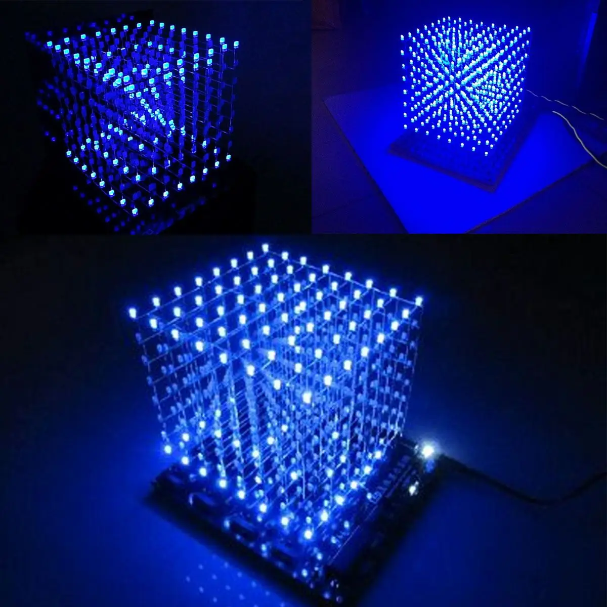 Hot Sale Leory Colored Ball Diy Electronic Kit 3d Led Light Cube Kit 16x9 Led Music Spectrum For Dac Mp3 For Diy Welding Enthusiast Accessories & Parts
