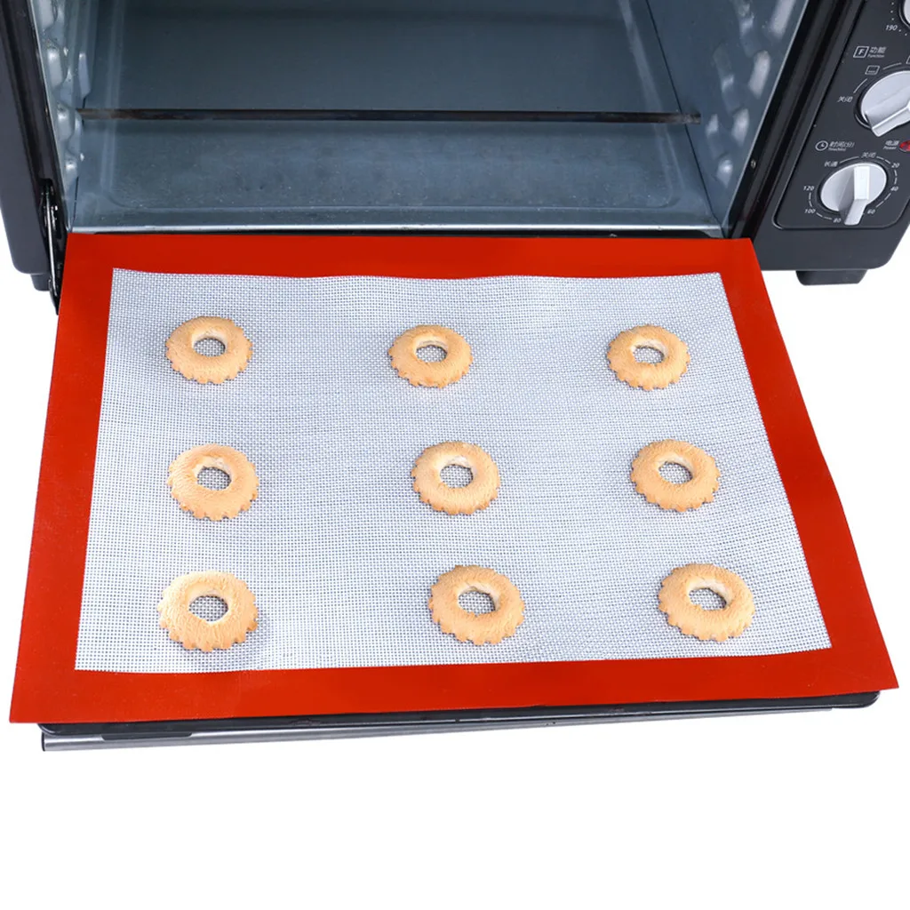 Reusable Silicone Baking Mats Sheet Bakeware High Temperature Resistant Pastry Baking Oven Liner Pad Non Stick Cookie Tray Mat