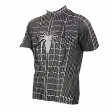 TopSpeed Человек-паук велосипедная одежда Велоспорт Короткий рукав спортивная одежда джерси езда дышащая рубашка