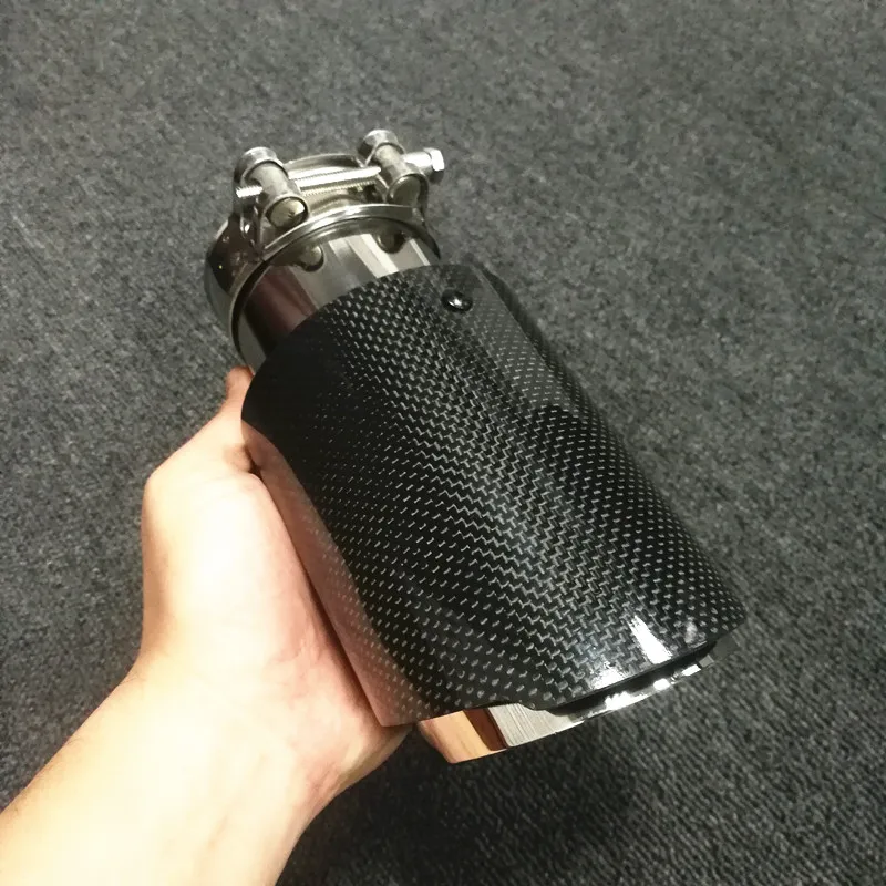 Без логотипа Akrapovic выхлоп автомобиля из углеродного волокна выхлоп ...