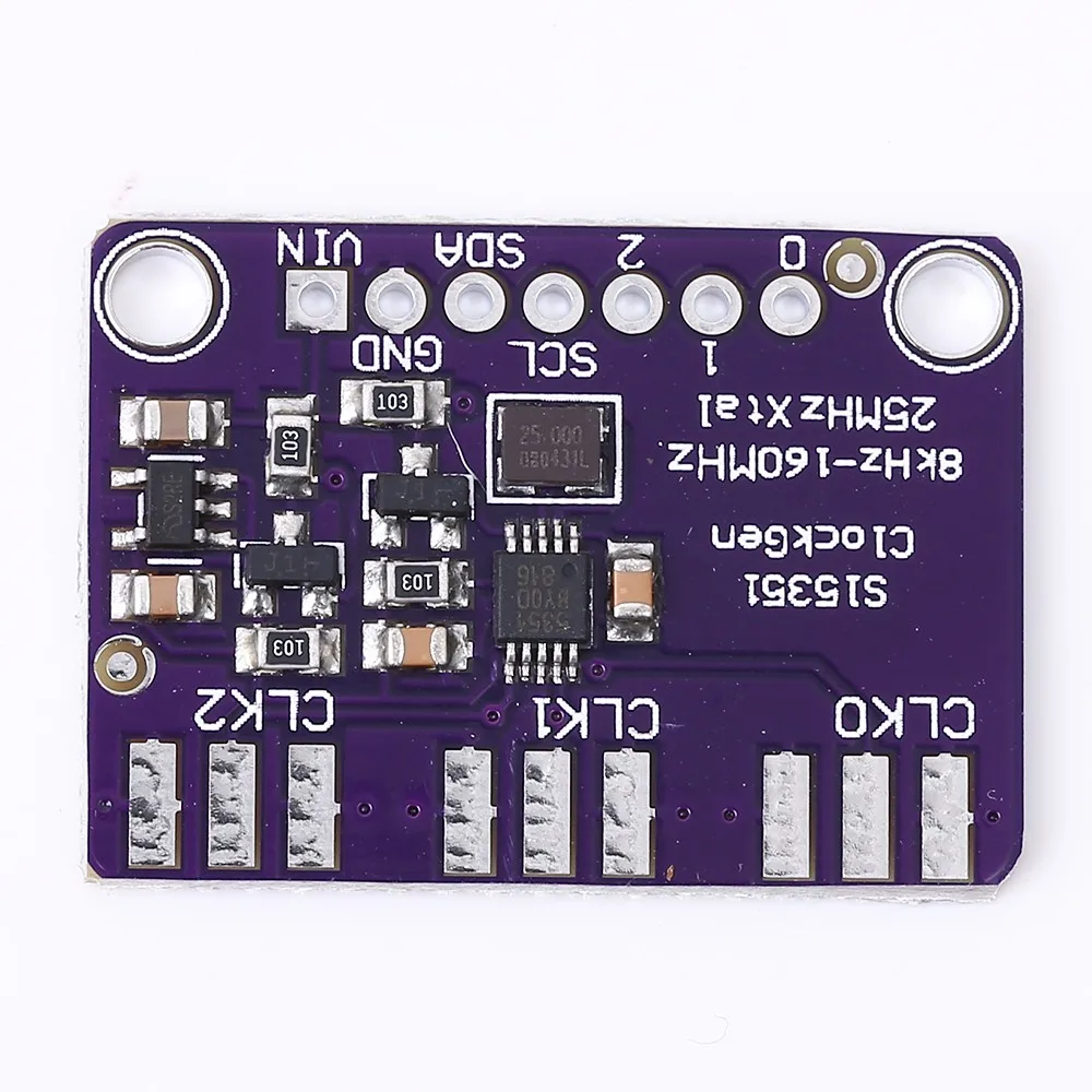 Si5351A IIC igc 25 МГц генератор частоты сигнала коммутационная плата 8 кГц до 160 МГц генератор часов
