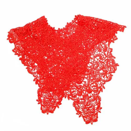FFLACELL венецианское кружево Аппликация отделка мотив вышивка DIY ремесло для шитья ткань патч, аксессуары - Цвет: Red set
