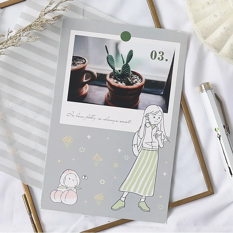 30 Sheets/Set Novelty 1314 Paper Love Series Postcard Greeting Card Birthday Letter Gift Card Message Card