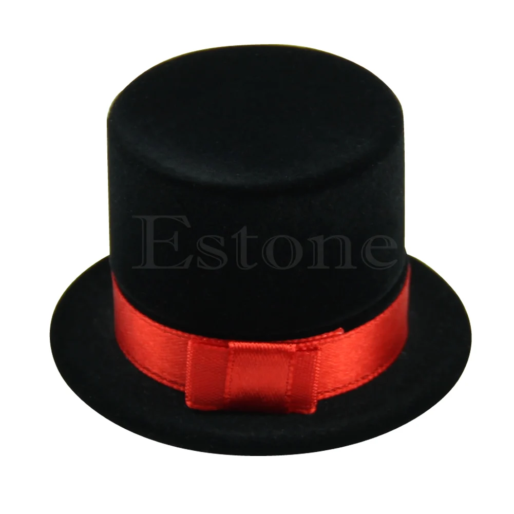 

JAVRICK New Cute Straw Hat Velvet Rings Jewelry Box Earring Ear Stud Case Gift Container Carrying Cases For Rings Display Box
