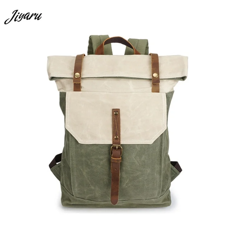 

Men Women Canvas Backpack Laptop Backpacks for Teenager Student Waterproof Rucksack Travel Backpack Casual Men Daypacks