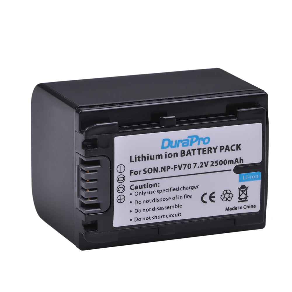1 шт. NP-FV70 NP FV70 NPFV70 Перезаряжаемые литий-ионный Камера Батарея для Sony hdr-cx230 HDR-CX150E hdr-cx170 CX300 FV50 FV60 NP-FV30