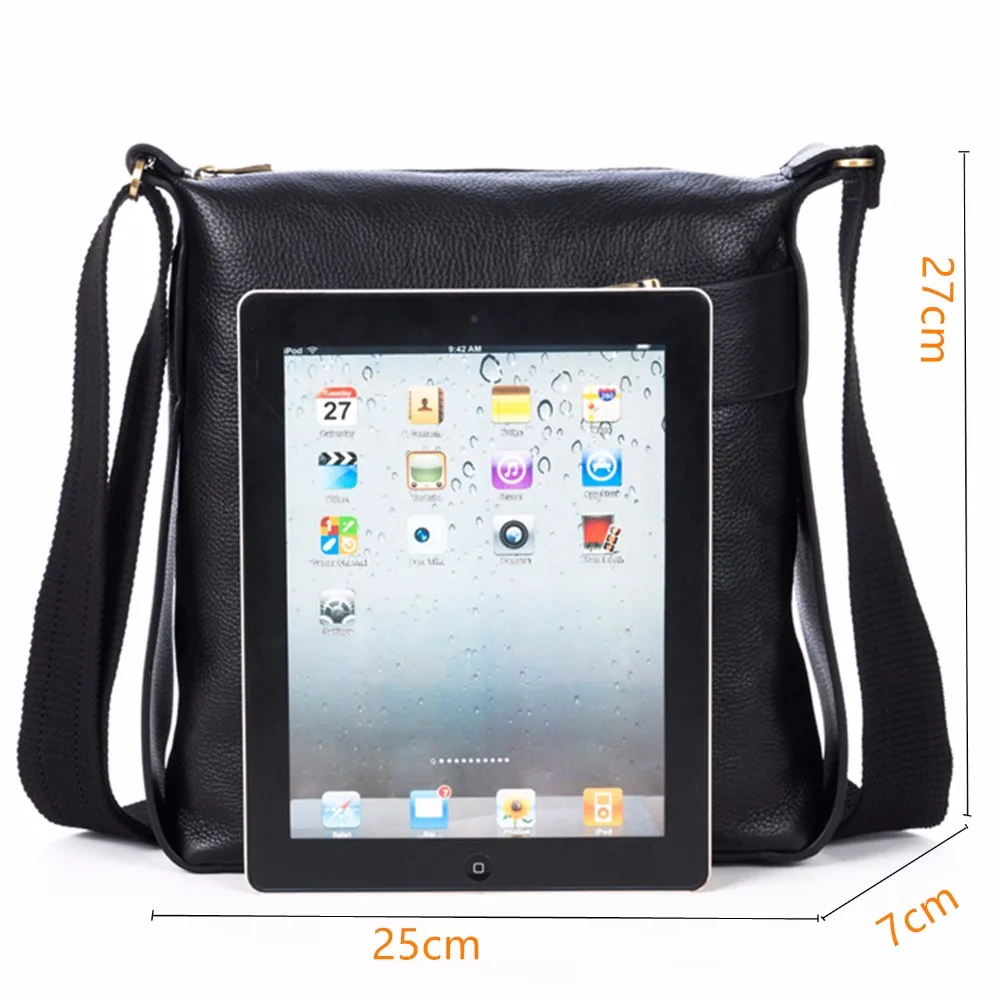Danjue Сумка Crossbody мужчины деловых поездок Ipad сумка Повседневная сумочки клатча