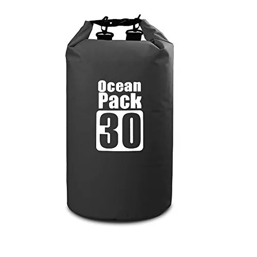 Черный цвет Водонепроницаемая водонепроницаемая сумка Ocea Pack спортивные сумки с плечевым ремнем защищают ваше снаряжение для наружного катания на лодках кемпинга рыбалки плавания - Цвет: Черный цвет