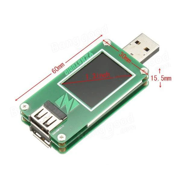 Zy1270 Bluetooth цветной TFT USB Мощность тестер Ёмкость Таблица qc2.0 qc3.0