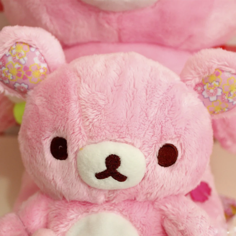 Kawaii розовый медведь Сакура плюшевые игрушки куклы Rilakkuma Ленивец медведи мягкие животные куклы Детские подушки для девочек Подарки на день рождения