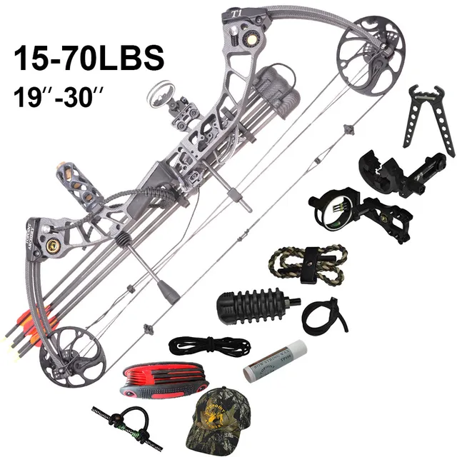 Cheap 2015 New design Topoint T1 Hunting bow and arrow set 10 colors to choose compound bow archery bow sets free shipping