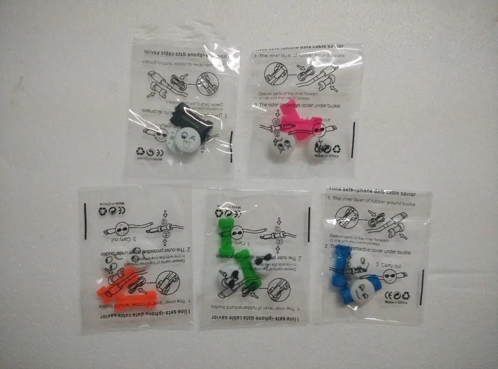 1000 шт/партия, милый usb-кабель для зарядки, яркие наушники, USB кабель для передачи данных, чехол для iPhone samsung htc
