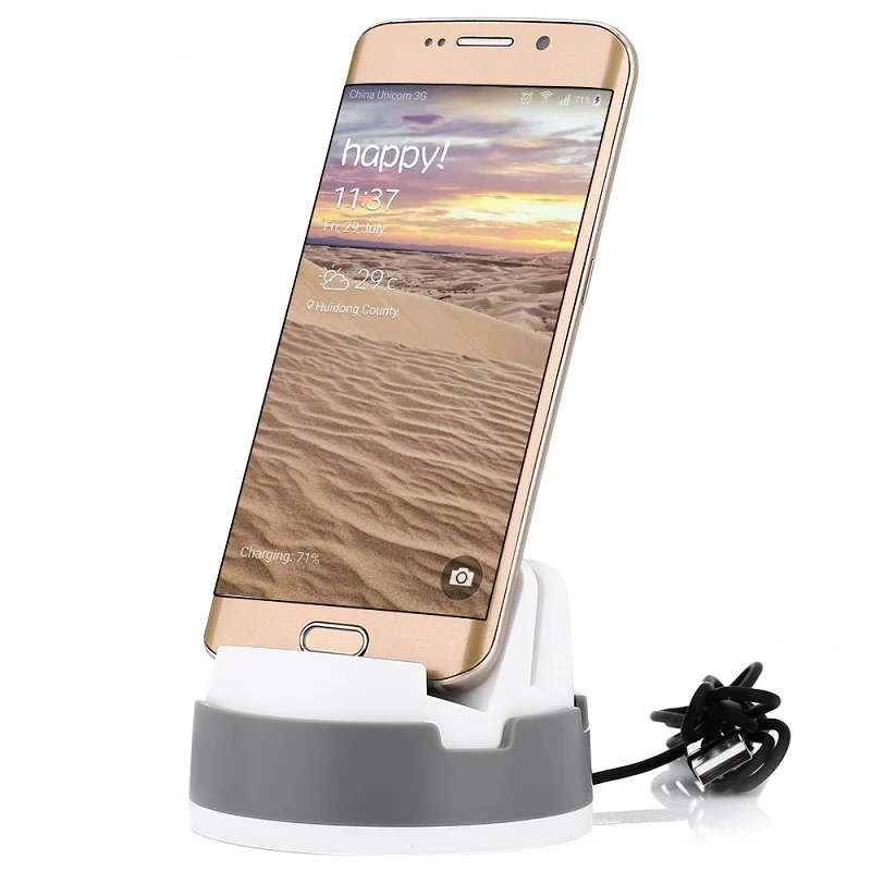 Hot Rechargeable Charger 360 Degree Rotating Micro USB Portable Tablet