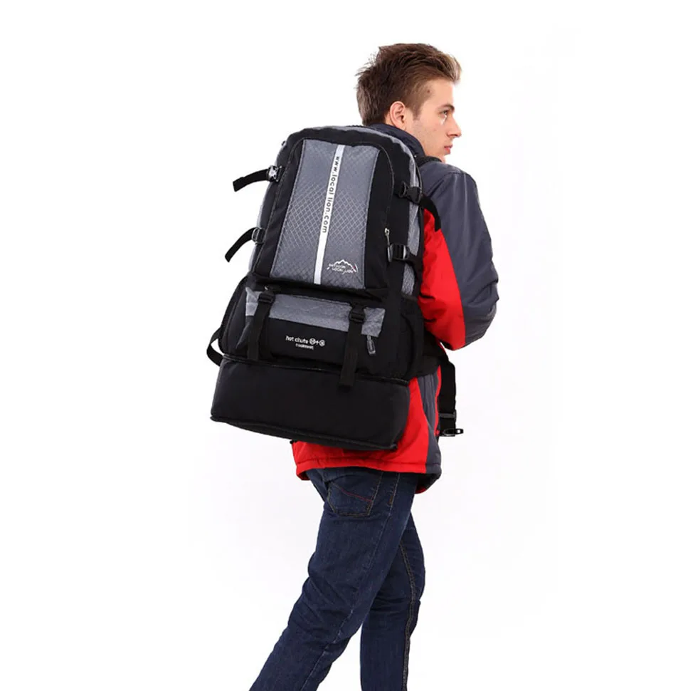 50L рюкзак для кемпинга, альпинизма, рюкзак для путешествий, рюкзак Mochilas Masculina, рюкзак для ноутбука