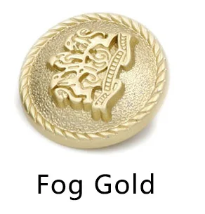 Fog Gold Meetee 30 шт. 11-28 мм высококачественные металлические пуговицы со стойкой модные круглые джинсы кнопки DIY мужские и женские пальто декоративная пряжка Скрапбукинг - Цвет: Fog Gold