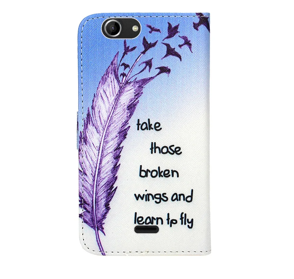 Винтажный чехол для Wiko pulp fab кошелек с узором кожаная сумка Coque/чехол для Wiko pulp fab
