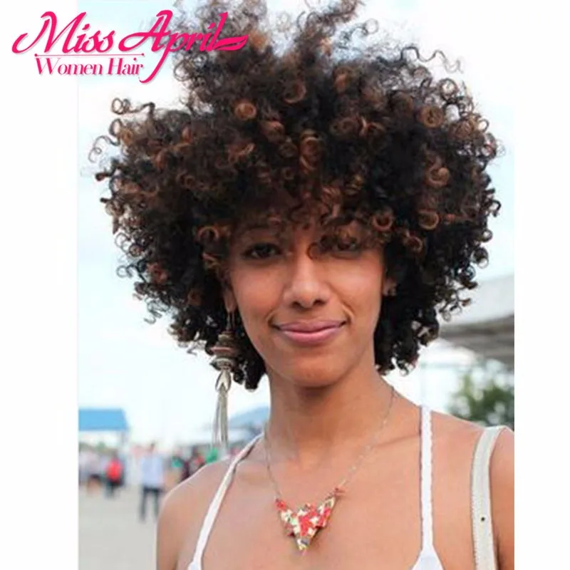 short kinky curly blonde wig synthetic wig pelucas rubias perruque cheveux synthetic  goldway perruques synthetic femme Free Ship