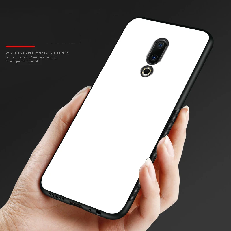 Чехол для Meizu 16th/16th плюс Стекло чехол премиум класса, мягкое Силиконовое Покрытие рамка+ Стекло сзади чехол s аксессуары Fundas Coque Meizu 16 Ом