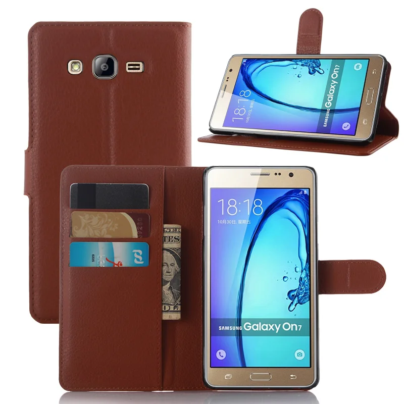 

Luxury Case For Samsung Galaxy On7 Pro G600FZ / On7 G600FY Wide G600S Phone Stand Wallet PU Leather Flip Cover Bags Skin Cases