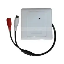 Панель микрофон скрытый микрофон видеонаблюдения CCTV безопасности AGC pick up аудио RCA Звуковой Монитор
