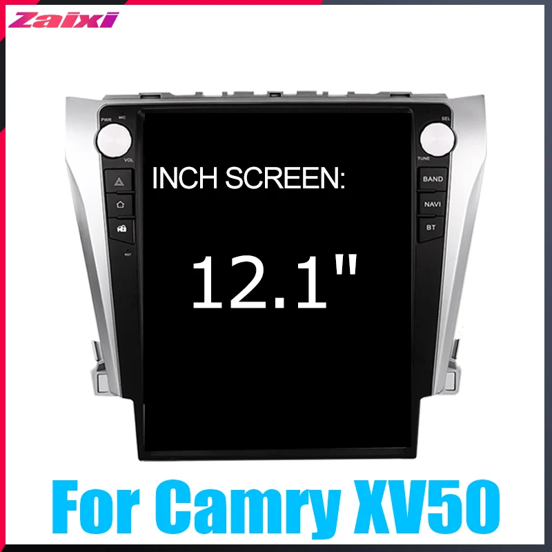 ZaiXi 12," Автомобильный Android авто радио вертикальный экран для Toyota Camry XV50 2012~ плеер gps навигация Мультимедиа система