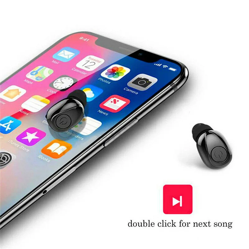 Bluetooth 5,0 гарнитура Беспроводные Мини наушники стерео спортивные наушники power Bank XR649