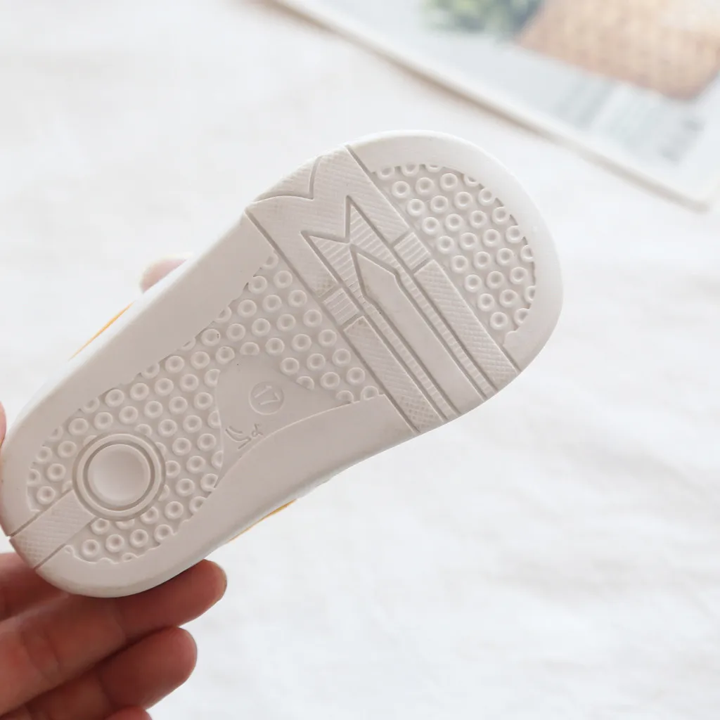 Baby Girl Summer Autumn Shoes Kids Boy Splicing Canvas Cloth First Walkers Anti-slip Soft Sole Toddler Sneakers Prewalkers
