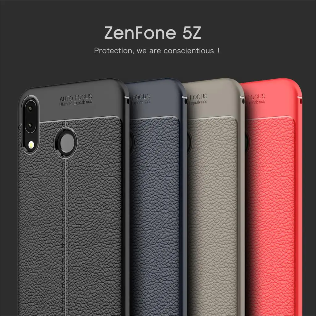 Мягкий чехол из углеродного волокна для Asus Zenfone 5Z ZS620KL 5 ZE620KL Lite ZC600KL Max M1 ZB555KL Pro ZB601KL