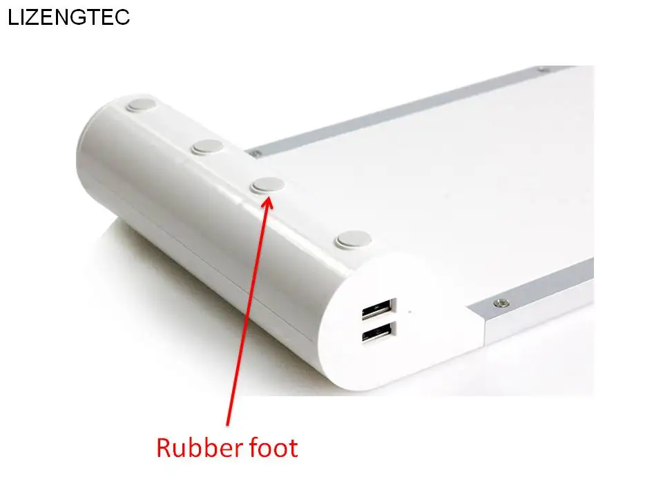 shipping lizengtec Дисплей Стенд основание для ноутбука алюминиевый сплав Подставка с USB зарядкой