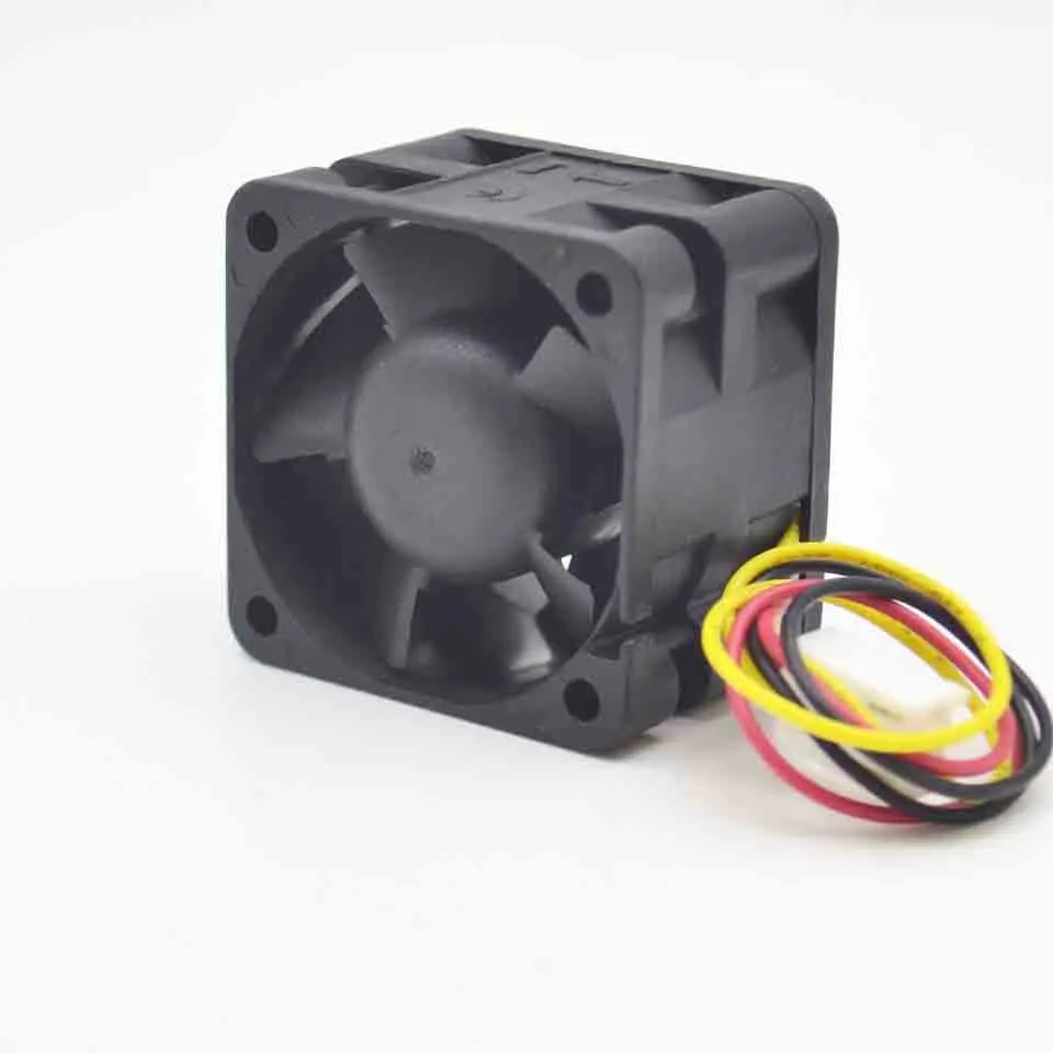 3-жильный 40*40*28 4028 4 см PMD1204PQB1-A двойной шарикоподшипник 12 V 4 W Сервер звуковой сигнал вентилятора
