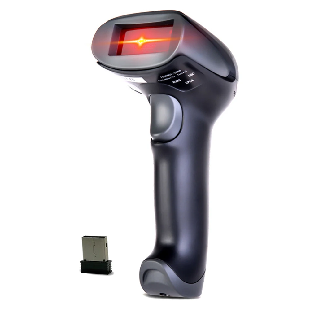 Hot 1 Pcs Wireless Handheld Barcode Scanner Reader Long Range USB Portable for POS For DOY