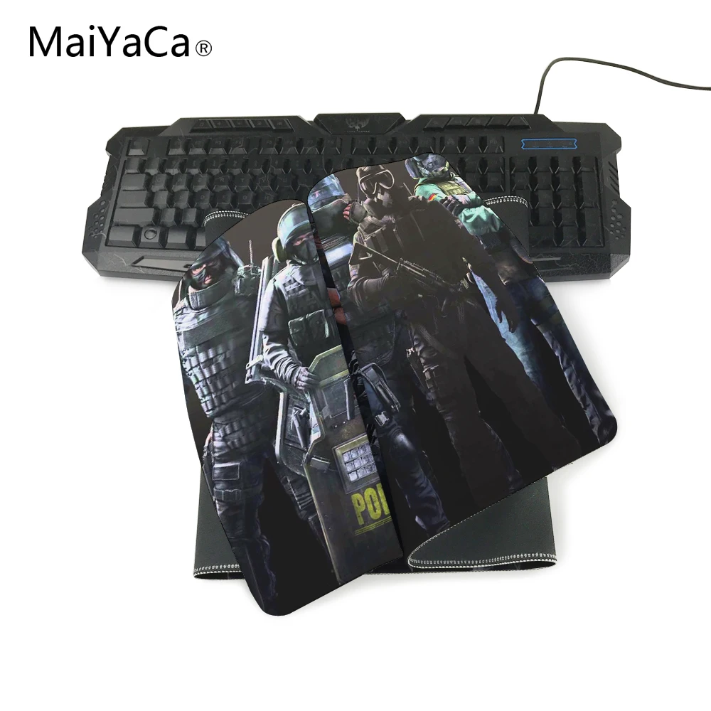MaiYaCa Tom Clancys Rainbow Six коврик для мыши оверлок край большой игровой коврик для мыши отправить другу лучший подарок