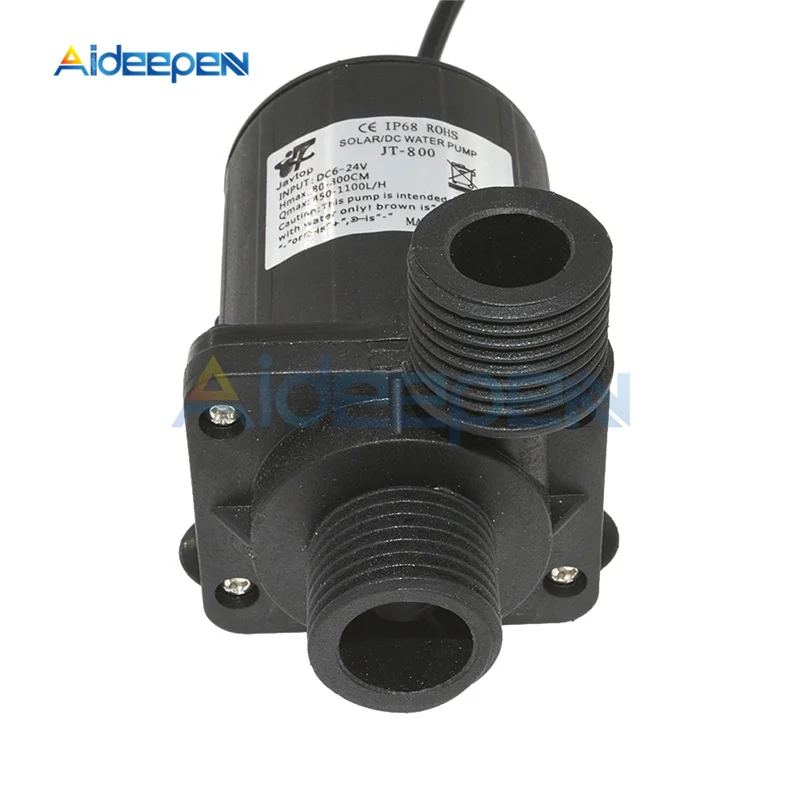 DC 12 V 24 V 800L/H 5 m 22 W солнечный бесщеточный мотор циркуляционный водяной насос погружные водяные насосы центробежный насос