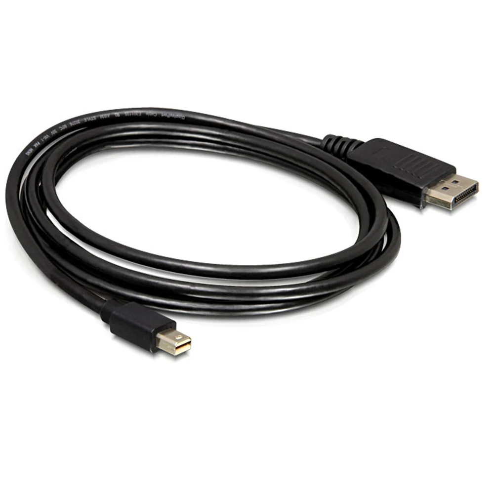 Кабель Mini Dispalyport 5 м 15 футов кабель DP папа Папа никелированный для macbook Pro mac mini PC и т.