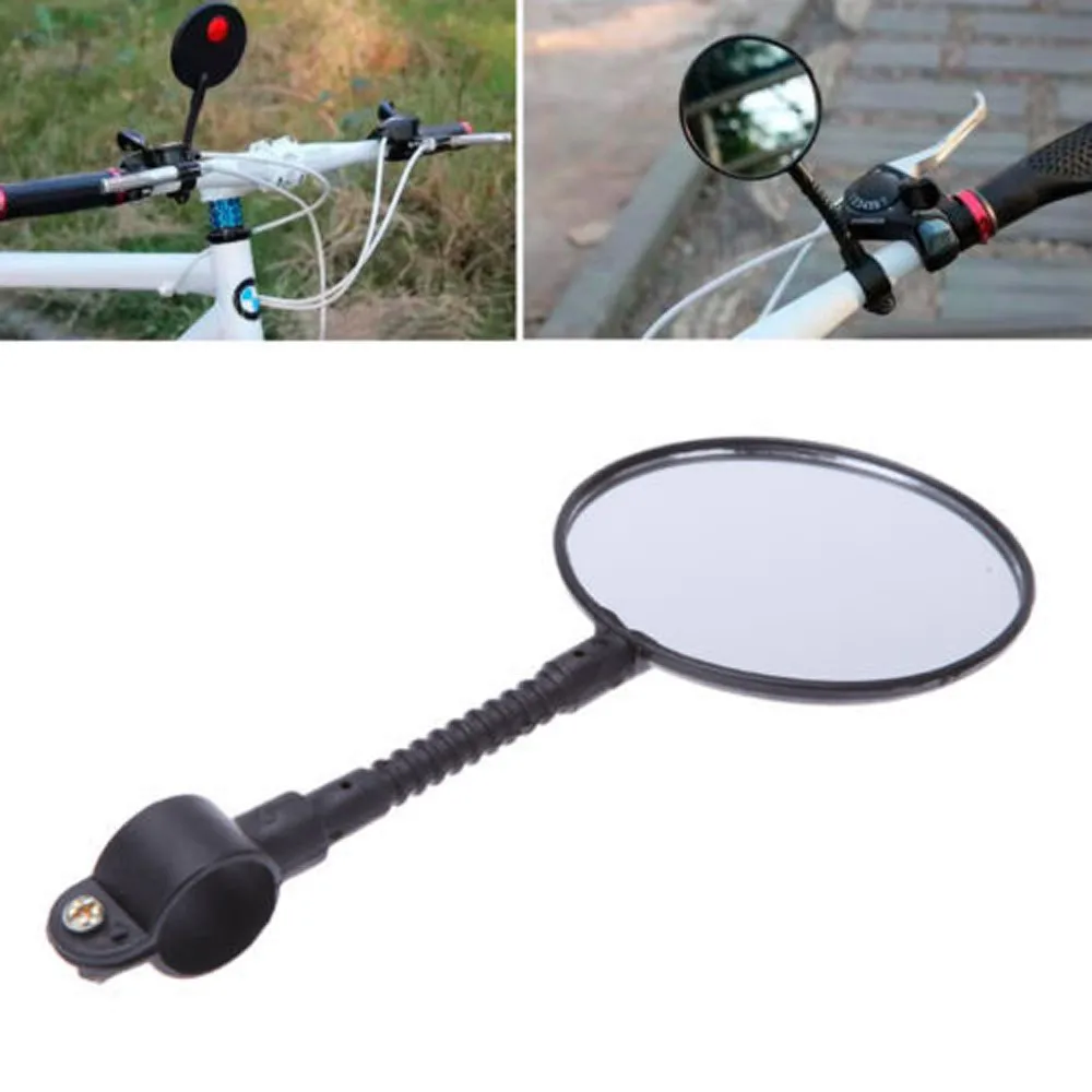 

Bicycle rearview mirror Quality Bike Handlebar Flexible Rear Back Mirror View Rearview Cycling Mirror Specchietto retrovisore#45