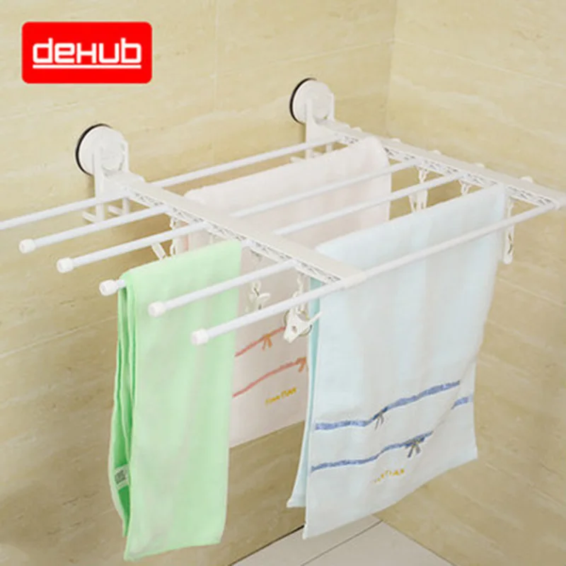 Многофункциональный настенные полотенцедержатель складная движимое всасывания