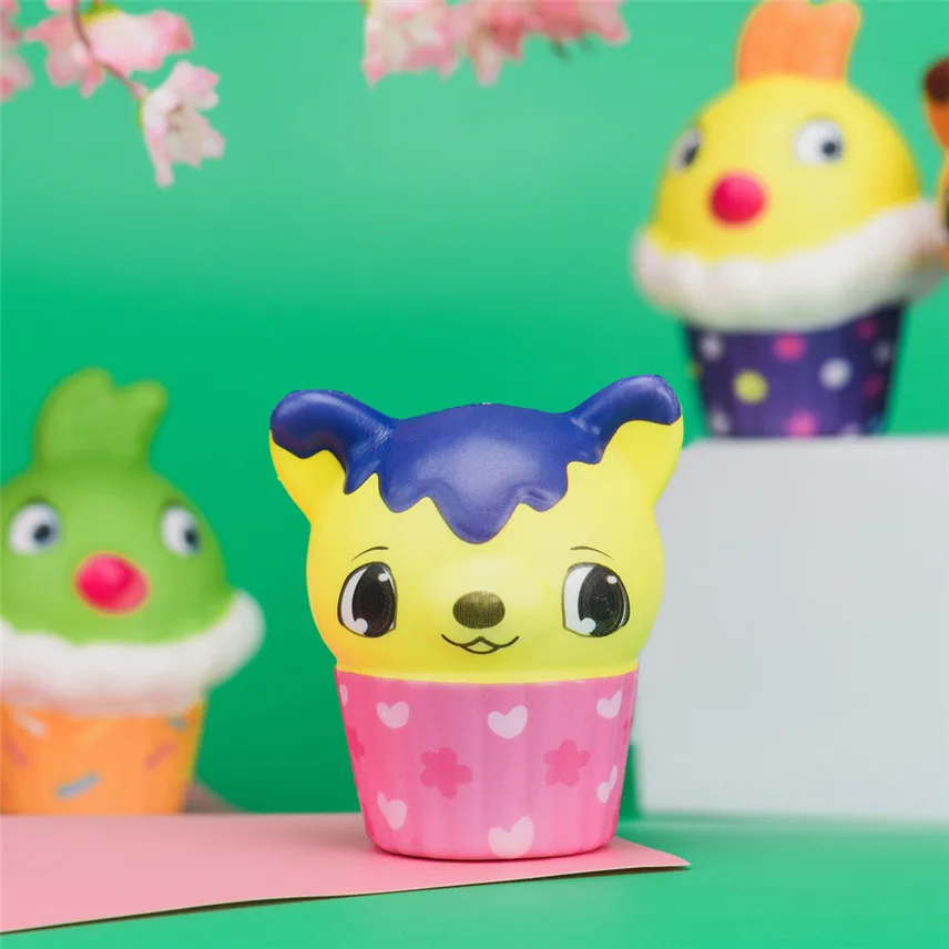 Медленно расправляющиеся мягкие игрушки jumbo Kawaii очаровательные мороженое олень медленно поднимающийся крем ароматизированные игрушки для стресса подарки рельефный Декор Y