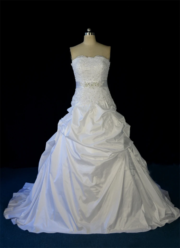 Robe De Mariage классическое свадебное платье из тафты